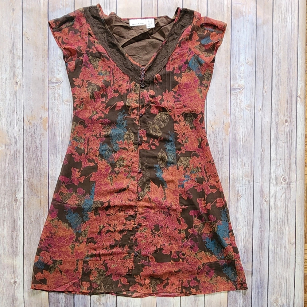 DKNY JEANS Women's  Floral Dress Size S